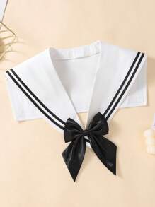 1 chiếc cổ áo có thể tháo rời theo phong cách hải quân, đa năng cho phụ nữ kết hợp với váy, áo ba lỗ, áo phông, áo len, thích hợp cho mùa xuân, hè, thu, đông - Nhiều màu - Xem 14