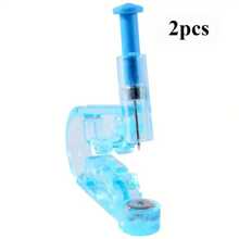 2/15pcs Disposable Ear Piercing Gun Kit - Crystal Earring Piercing Machine With Studs, Nose Lip Body Jewelry Piercing Tool, Disposable Household Ear Piercing Tool Piercing Hole Gun