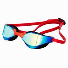 Professional Anti-Fog HD Swimming Goggles Leak Proof Protection Glasses Men Women Adjustable Silicone Swim - Red - View 1