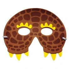 6pcs/Set Creative Festival Decorative EVA Animal Cartoon Face Masks, Forest Animal Masks, Drama Props, School Parent-Child Activities Masks, Masquerade Party Performance Props, Birthday Party Role Play Headpiece - Multicolor - View 17