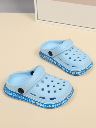 HAHABOBO 男女通用纯色 EVA 凉鞋 - 柔软舒适的夏季和秋季凉鞋，适合男孩、女孩、男孩和女孩 - 轻便的儿童鞋，适合海滩、户外和室内，防水且时尚的运动鞋