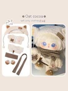 1 Set Of Clothes For 20cm Dolls, Exquisite And Good-Looking, Endowing The Doll With Unique Charm, With Many Choices To Meet Your Needs. (Only The Clothes Are Sold, And The Small Accessories On The Clothes Are Random. Please Be Cautious If You Are Bothered By This!) - Multicolor - View 21