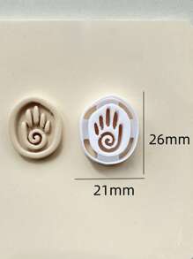 Emporte-pièce pour argile polymère avec symboles, emporte-pièces en forme de symboles bohèmes en argile polymère pour la fabrication de bijoux de boucles d'oreilles DIY, moules de DIY en plastique haute précision
