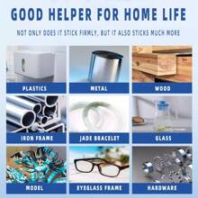 2 piezas/3 piezas Adhesivo multi-funcional de secado rápido WHILIELIFE, resistente a altas/bajas temperaturas, ácidos, álcalis y corrosión, apto para unir metal, plástico, madera y cerámica