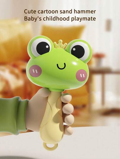 Juguete de sonajero adorable para niños pequeños - Agarre perfecto y aprendizaje Aidi, regalo ideal para baby shower o cumpleaños