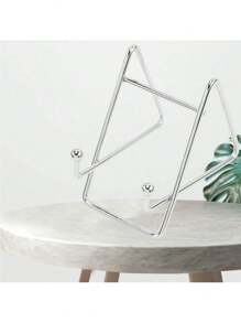 1pc Geometric Multi-Functional Mobile Phone Holder, Desktop Mobile Phone, Tablet, Book Holder, Photo Frame Storage Rack, Suitable For Office, Study And Home Use - Multicolor - View 4