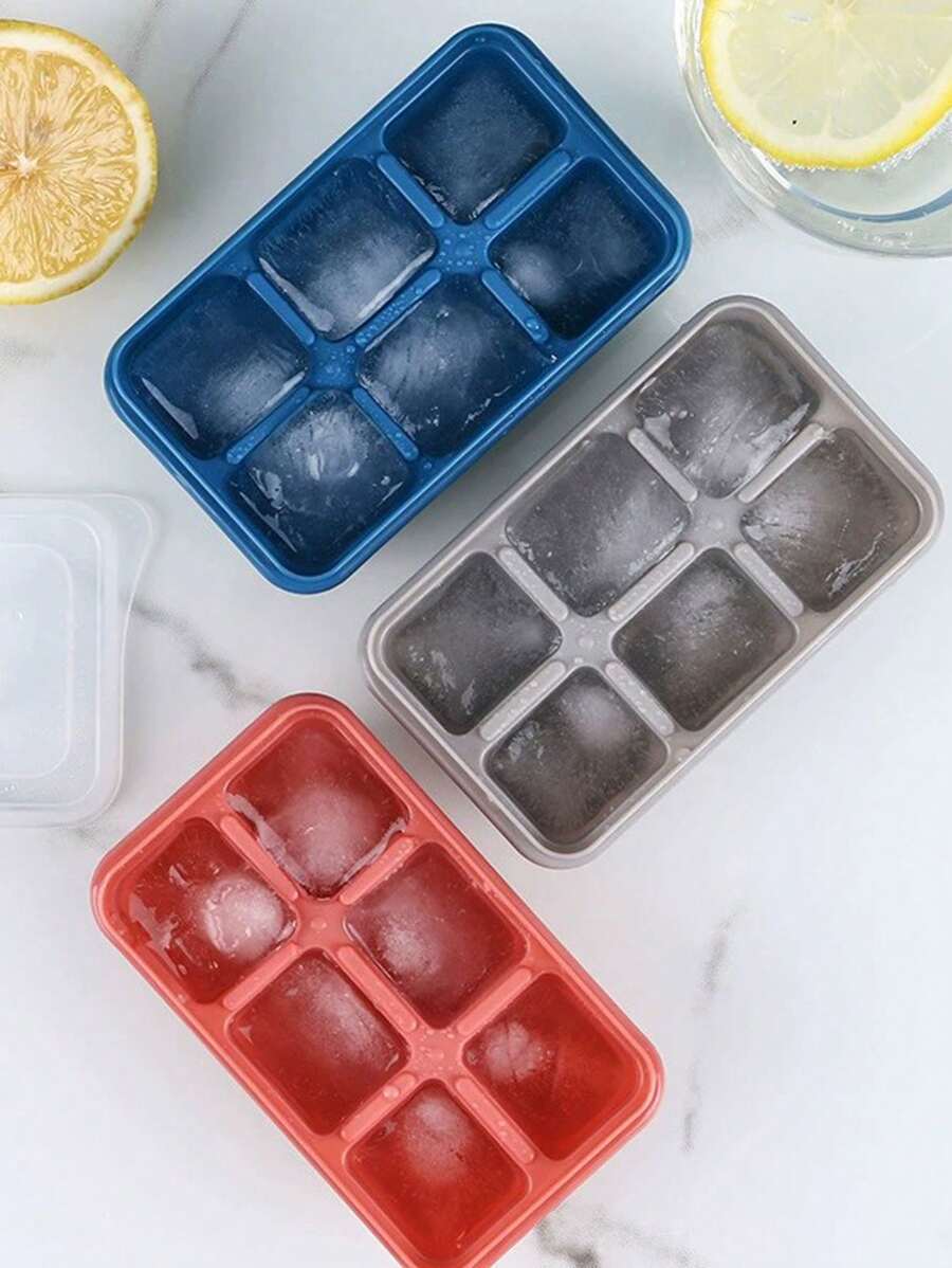 Silikonförmchen für Eiswürfel mit Deckel, Eiswürfelbereiter, DIY ...