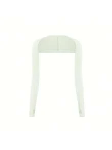 1 件时尚透气遮阳冰丝披肩袖女士，适合户外运动和高尔夫、学校配饰女士