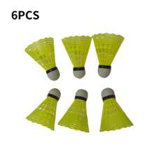 1/3/6pcs Durable Nylon Badminton Shuttlecocks, Suitable For Indoor And Outdoor Training