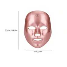 Color LED Face Mask For Facial Skin Care, Skincare Device, Facial Beauty Mask, Perfect Gift For Valentine's Day Or Mother's Day - 粉色 - 查看 4