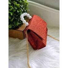 Bolsinha Bags bloguerinhas INFANTIL com alca de mao e alca transversal - Vermelho - Visão 2