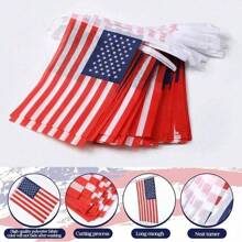1/2pcs American Flag Hanging Pennants, Home Decor, 4th Of July Celebration Decoration - Multicolor - View 3
