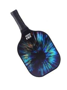1 Set 2 Racchette 4 Palline con Custodia, Set di Racchette da Pickleball in Fibra di Carbonio, Vetroresina e Grafite Approvato USAPA per Sport all'Aperto e al Chiuso