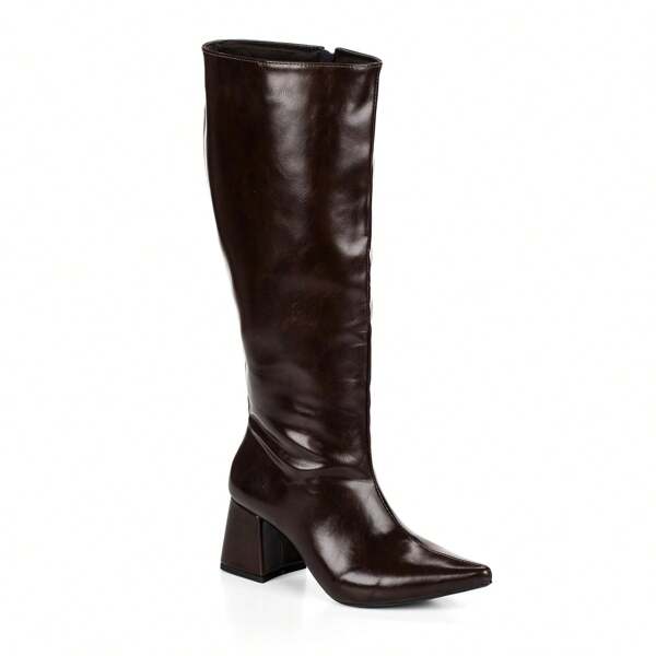 Bota Montaria Feminina Lançamento Ana Castela Caramelo Salto Grosso Cano Longo Blogueira Fashion botas feminina elegant