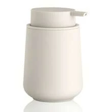 1 件哑光塑料 11 盎司皂液器 - 现代简约风格，适用于浴室和厨房台面家居浴室装饰秋季装饰返校 - 米色 - 查看 3