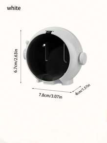 1 件卡通宇航员设计牙刷架，创意可爱漱口杯收纳架，宇航员形状防水牙刷收纳盒，可爱浴室储物架，壁挂式情侣牙刷架，免钻收纳盒，浴室收纳盒，免钻壁挂式浴室牙膏牙刷杯收纳架，新年礼物，学校用品家居浴室装饰 - 彩色 - 查看 12