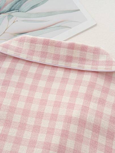 Women Long Sleeve Top Pants Pajama Set, Loose Fit Homewear Lapel, Com Tafel Home Outings, Fall Clothes view 3