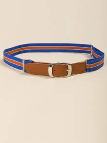 1pc Kids/Student Elastic Waist Belt With Adjustable Buckle - one-size - View 2