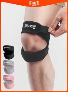 GOUNOD Sports Double Knee Patella Tendon Support Pad Protector Open Knee Strap Band Stabilizer Knee Strap Brace - Multicolor - View 1