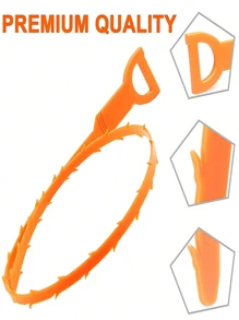 Drain Cleaner Tool For Hair Clog, Cleaning Brush For Sink/1pc Or 3pcs Pack - Multicolor - View 4