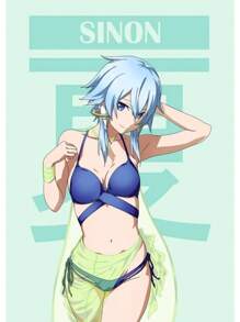 1PC Anime Kawaii Sweet Lovely Girls Sexy Figure Poster Ideal Gift Canvas Painting Posters And Print Wall Decor Room Decoration Wall Art Pictures Aesthetic For Living Home Bedroom Decor No Frame