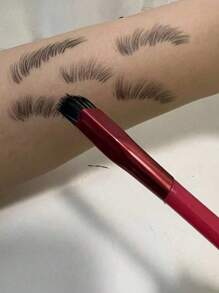 3pcs/Set Square Multifunctional Angled Eyebrow Brush, Eyebrow Makeup Brush, Eyeliner Brush, Eyeshadow Brush - Multicolor - View 1