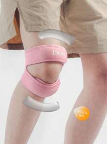 GOUNOD Sports Double Knee Patella Tendon Support Pad Protector Open Knee Strap Band Stabilizer Knee Strap Brace - Multicolor - View 4