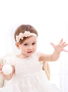 女童户外凉鞋，优雅白色，夏季 - 珊瑚粉 - 查看 3