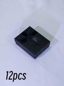 1/2/12pcs Jewelry Box, Gift Packaging Box Suitable For Packaging Ring, Pendant, Necklace, And Earring, Perfect Gift Box For Any Occasion