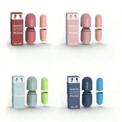 Noise-Proof Earplugs For Sleeping Made Of Soft Foam Material Slow Rebound Suitable For Students Reduces Noise And Snoring Comfortable Convenient