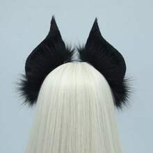 Cosplay Prop Performance Accessory Bat Ear Headband, Realistic Halloween Party Masquerade Hair Hoop Headpiece
