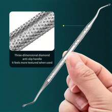 1pc / 3pcs Professional Pedicure Tools: Nail Groove Cleaner, Nail File, And Toenail Lifter - Anti-Slip Design For Safe Nail Care