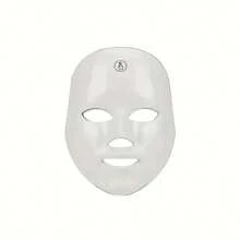 7-Color LED Light Mask - Rechargeable, USB-Powered With 400mAh Lithium Battery, Fragrance-Free, White - Ideal For Skin Care & Beauty Regimens, Light For Face - White - View 10