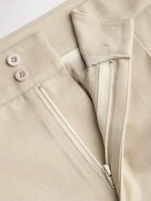 新款高腰直筒阔腿阔腿裤，女士休闲长裤