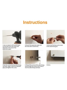 1 Set Pizarra Blanca Semanal/Mensual de Acrílico (Marco Negro Aleatorio), Pizarra Blanca Decorativa Borrable Montada en la Pared