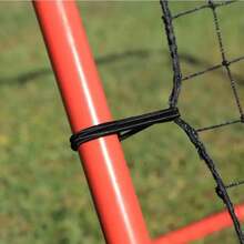 1pc 1m*1m Red Rebound Net, Portable Double-Sided Bounce Back Soccer Training Net