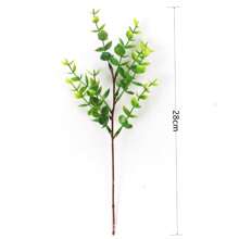 15pcs, 5 Assorted Eucalyptus Stems, Loose Artificial Silver Dollar Eucalyptus Leaves, Premium Dried Eucalyptus Bunches, Artificial Eucalyptus Sprigs For Wedding Vase, ZEKONAN