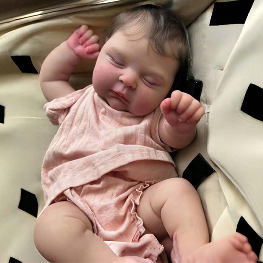 BNNPUU Reborn Doll Girl 19 Inch 48 Cm Soft Cotton Body Lifelike Doll Reborn Babies Looks Like A Real Baby - Multicolor - View 1