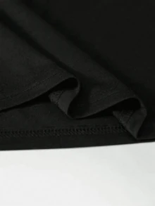 Funny Thanksgiving Turkey Oversize Women T-Shirt Pour Some Gravy On Me (Cute Oversize For Women) - Black - View 4