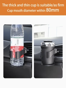 1pc Multifunctional Car Air Outlet Cup Holder-Tea Cup Holder-Beverage Rack-Car Ashtray Fixed Bracket