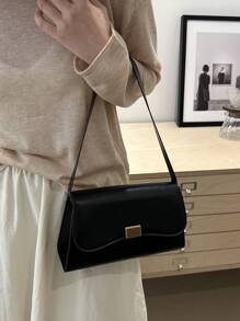 2025 Niche Design Bag, High-End Stylish Minimalist Baguette Handbag,Versatile Tote & Shoulder Bag