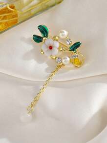 1 件薰衣草翻领别针胸针，多功能西装领/翻领装饰，防止衣柜故障，新设计