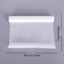 1 Roll Of 11 Inch X 32 Ft Double-Sided Thickened Silicone Coated Baking Parchment Paper, Cooking Oil Absorbing Paper, Kitchen Paper