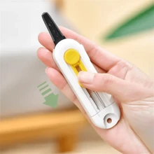 1PC Magnetic Suction Unpacking Express Knife, Art Mini Portable Knife, Unboxing Tool, Letter Opening Bag, Cutting Paper