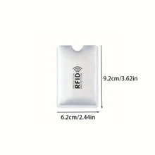 5/10pcs RFID Blocking Card Sleeves - Anti-Theft, NFC Blocking ID And Credit Card Protector