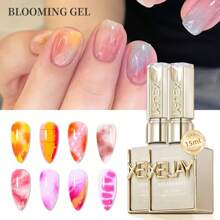 XEIJAYI 15ml Blooming Glue Gel Nail Polish UV LED Soak Off Top Gel Glossy Sealer Shiny Varnish - 無色 - 查看 10