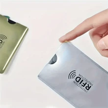 5/10pcs RFID Blocking Card Sleeves - Anti-Theft, NFC Blocking ID And Credit Card Protector