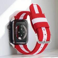 Apple Strap Elastisch Nylon Canvas Compatibel met Apple Watch 38mm40mm41mm Waterdicht en ademend Multi-Color Optioneel