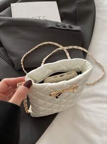 Bolso bandolera pequeño para mujer, estuche para teléfono móvil, bolso cuadrado pequeño para atuendos casuales de verano, bolso y cartera ligera para trabajadores de cuello blanco, universidad, trabajo y oficina, regalo para aniversario, cumpleaños o San Valentín, bolso, cartera y bolsa para teléfono - Blanco - Ver 6