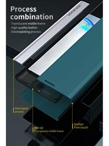 优质皮革翻盖保护壳适用于三星 S24Ultra S23Ultra Galaxy S24 S23 S22 S21 S20 S10 S9 S8 FOLD2 FOLD3 FOLD 4 FOLD 5 FOLD 6、Apple、11Ultra Plus，适用于三星 Galaxy A12 A13 A14 A35 A52 A53 A54 A55、Galaxy NOTE 8 NOTE9 NOTE10 NOTE20，适用于 6 7 X 11 12 13 13pro 13promax 14 14pro 14promax 15 15pro 15promax 16 16pro 16promax 系列防水防震防摔防刮 - 綠色-皮套 - 查看 7